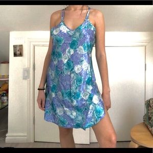 Floral slip dress